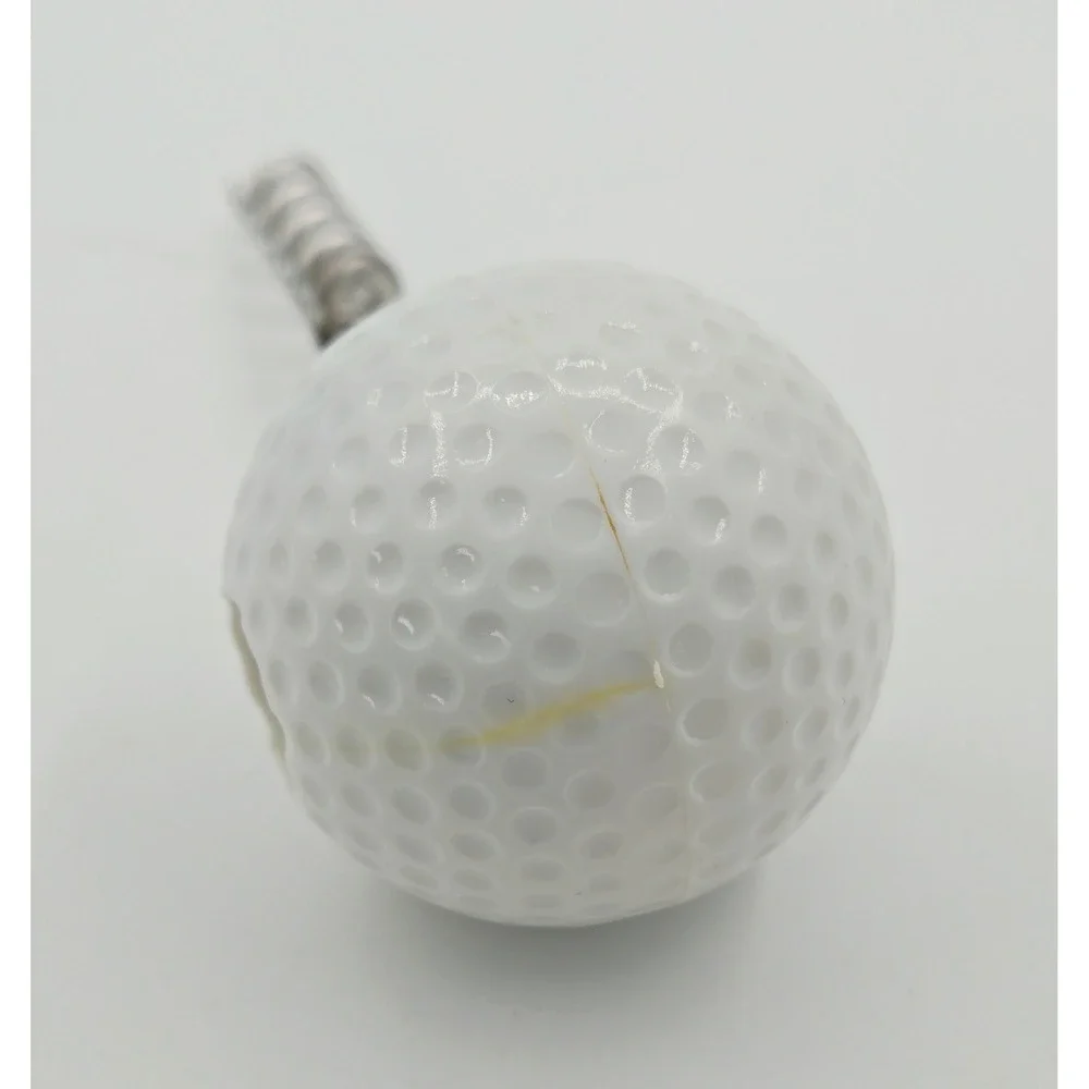 Vintage A Hole In Wine Golfball Corkscrew Novelty Barware with Tee Stand Box
